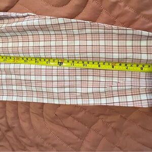 Nautica Peach and‎ White Checkered Shirt